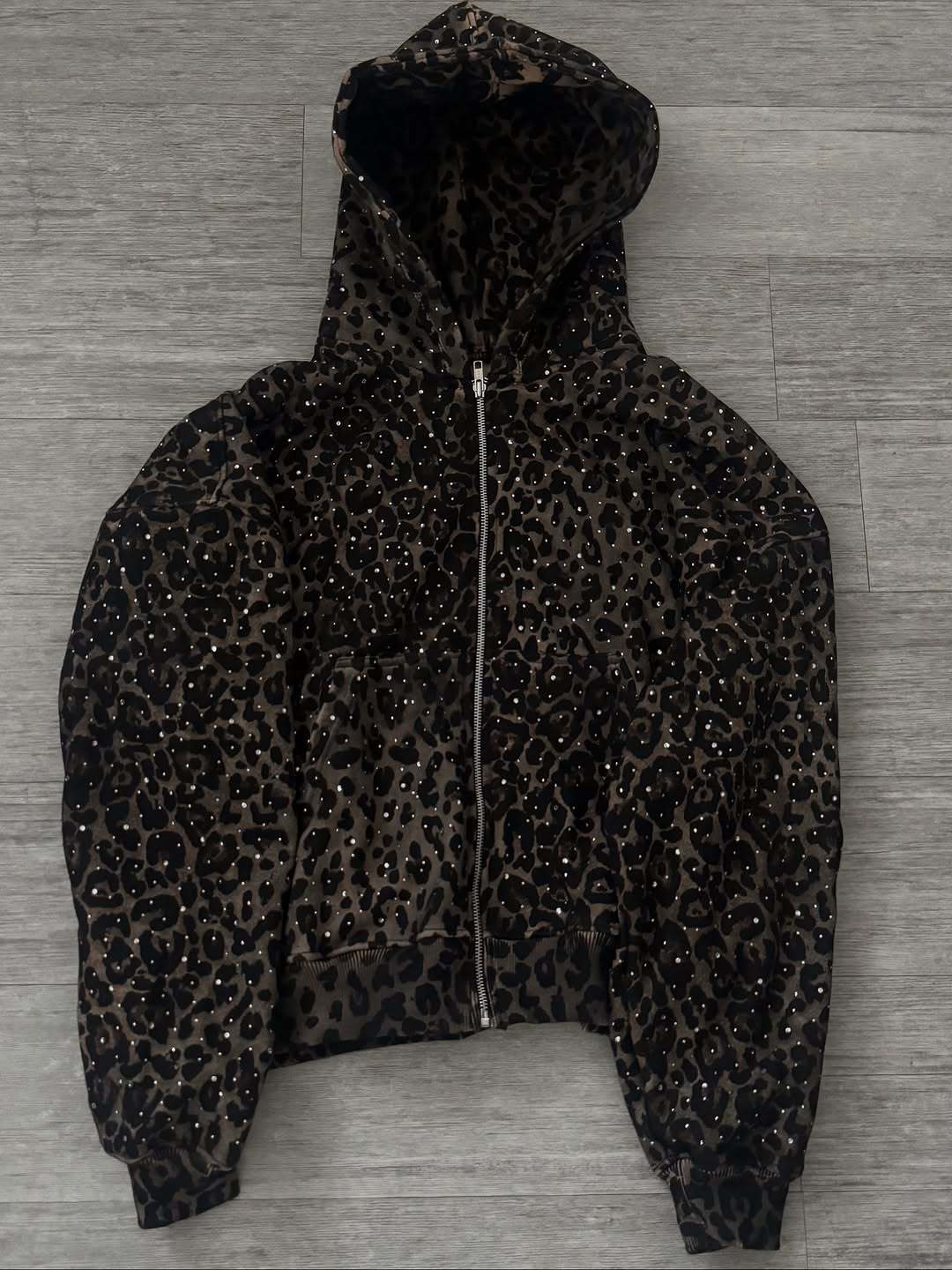 Leopard Print Hoodie