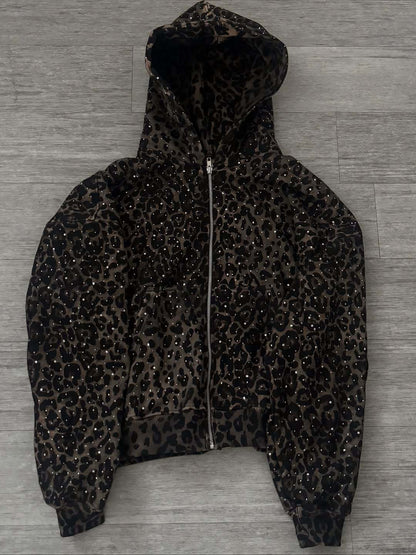 Leopard Print Hoodie